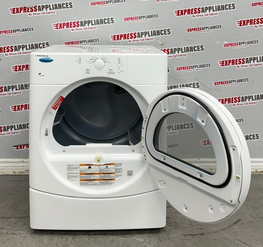 Used Whirlpool 27” Electric Stackable Dryer YWED9050XW2 For Sale Used Whirlpool 27” Electric Stackable Dryer YWED9050XW2 For Sale