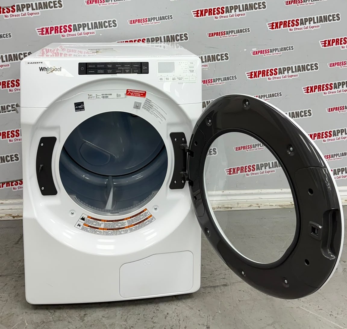 Used Whirlpool 27” Electric Ventless Dryer YWHD560CHW1 For Sale Used Whirlpool 27” Electric Ventless Dryer YWHD560CHW1 For Sale