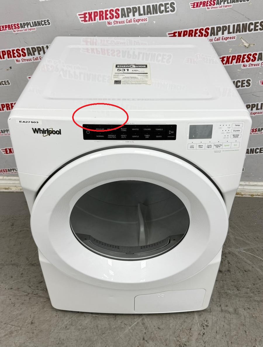 Used Whirlpool 27” Electric Ventless Dryer YWHD560CHW1 For Sale Used Whirlpool 27” Electric Ventless Dryer YWHD560CHW1 For Sale