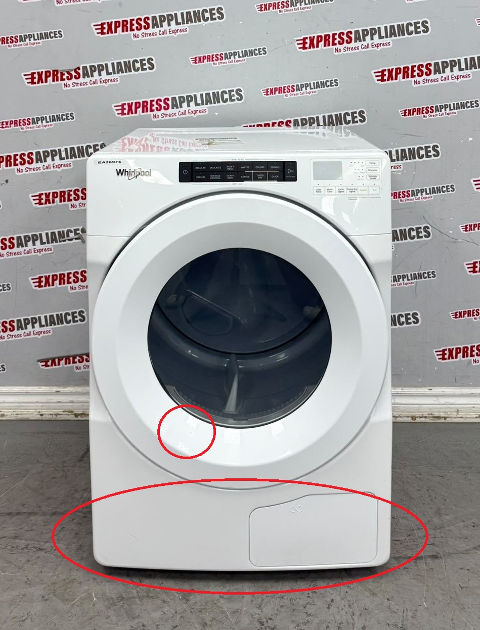 Used Whirlpool 27” Electric Ventless Dryer YWHD560CHW1 For Sale Used Whirlpool 27” Electric Ventless Dryer YWHD560CHW1 For Sale