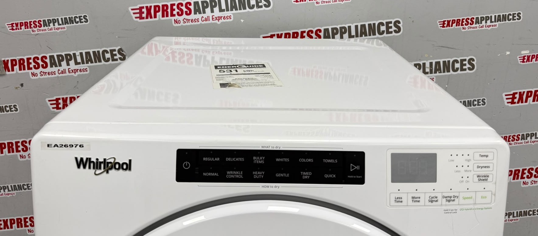 Used Whirlpool 27” Electric Ventless Dryer YWHD560CHW1 For Sale Used Whirlpool 27” Electric Ventless Dryer YWHD560CHW1 For Sale