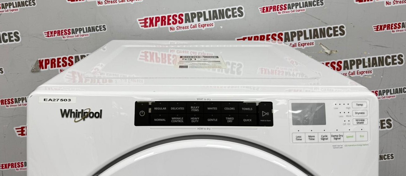 Used Whirlpool 27” Electric Ventless Dryer YWHD560CHW1 For Sale Used Whirlpool 27” Electric Ventless Dryer YWHD560CHW1 For Sale