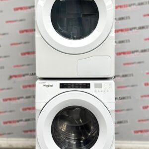 Used Whirlpool 27” Front Load Washer and Ventless Dryer Stackable Set WFW560CHW3 YWHD560CHW1 For Sale Used Whirlpool 27” Front Load Washer and Ventless Dryer Stackable Set WFW560CHW3 YWHD560CHW1 For Sale