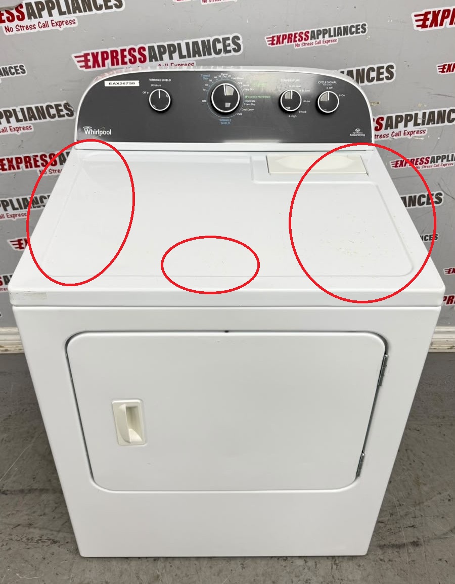 Used Whirlpool 29” Electric Dryer YWED4850BW0 For Sale Used Whirlpool 29” Electric Dryer YWED4850BW0 For Sale
