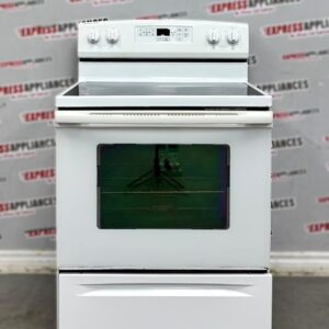 Used Whirlpool 30” Freestanding Glass Top Stove YAER6603SFW1 For Sale