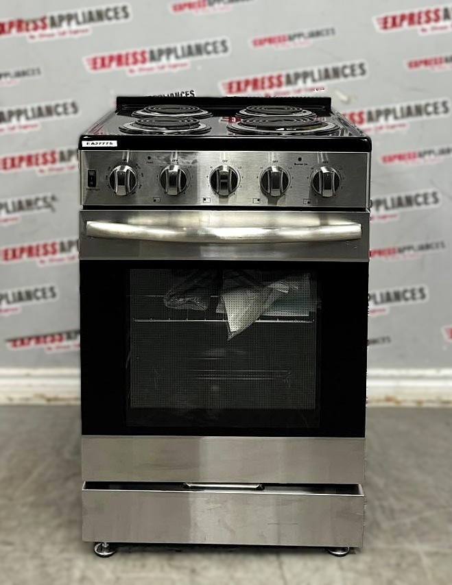 Open Box Element 24” Slide-In Coil Stove EECR24MES-CA SKU: EA27775 For Sale Open Box Element 24” Slide-In Coil Stove EECR24MES-CA SKU: EA27775 For Sale