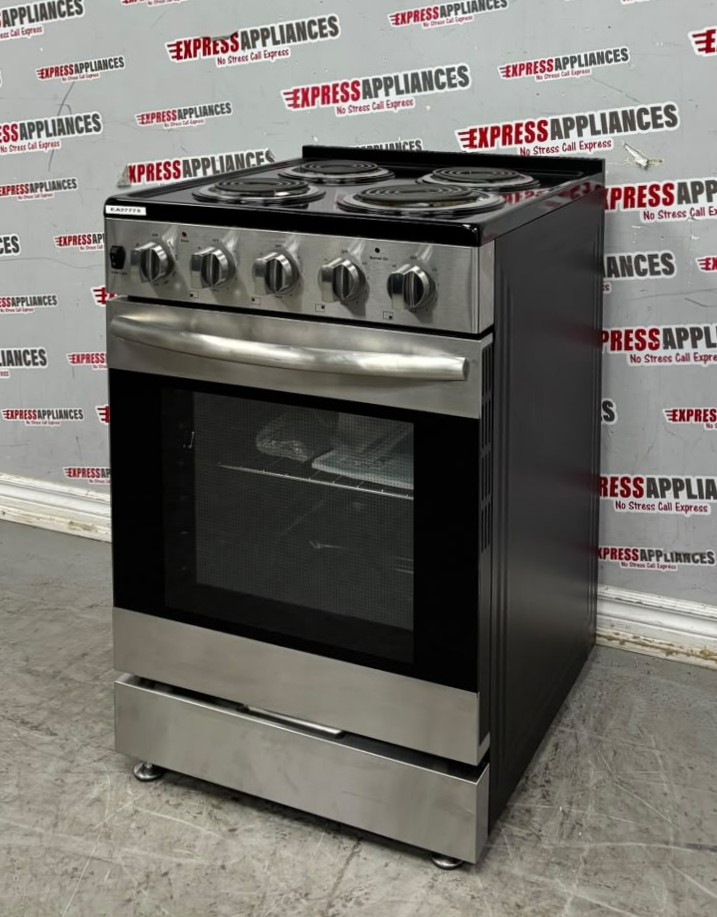 Open Box Element 24” Slide-In Coil Stove EECR24MES-CA SKU: EA27775 For Sale Open Box Element 24” Slide-In Coil Stove EECR24MES-CA SKU: EA27775 For Sale