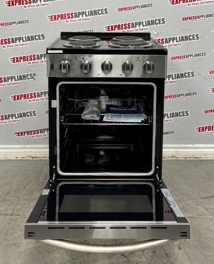 Open Box Element 24” Slide-In Coil Stove EECR24MES-CA SKU: EA27775 For Sale Open Box Element 24” Slide-In Coil Stove EECR24MES-CA SKU: EA27775 For Sale