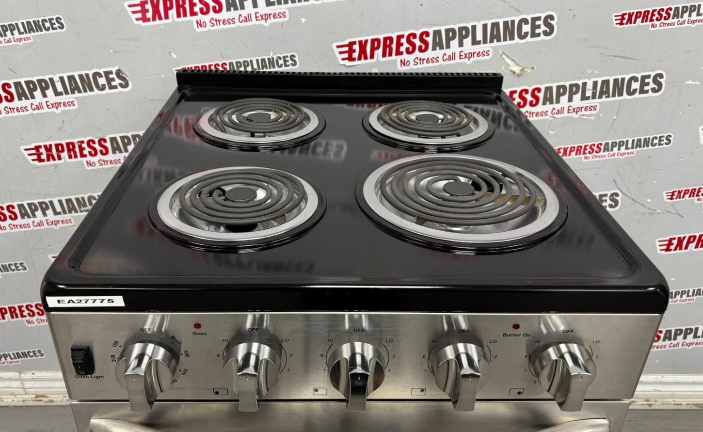Open Box Element 24” Slide-In Coil Stove EECR24MES-CA SKU: EA27775 For Sale Open Box Element 24” Slide-In Coil Stove EECR24MES-CA SKU: EA27775 For Sale
