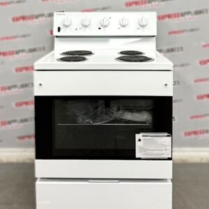 Open Box Element 30” Freestanding Coil Stove EECR34MEW-CA SKU: EAD27332 For Sale