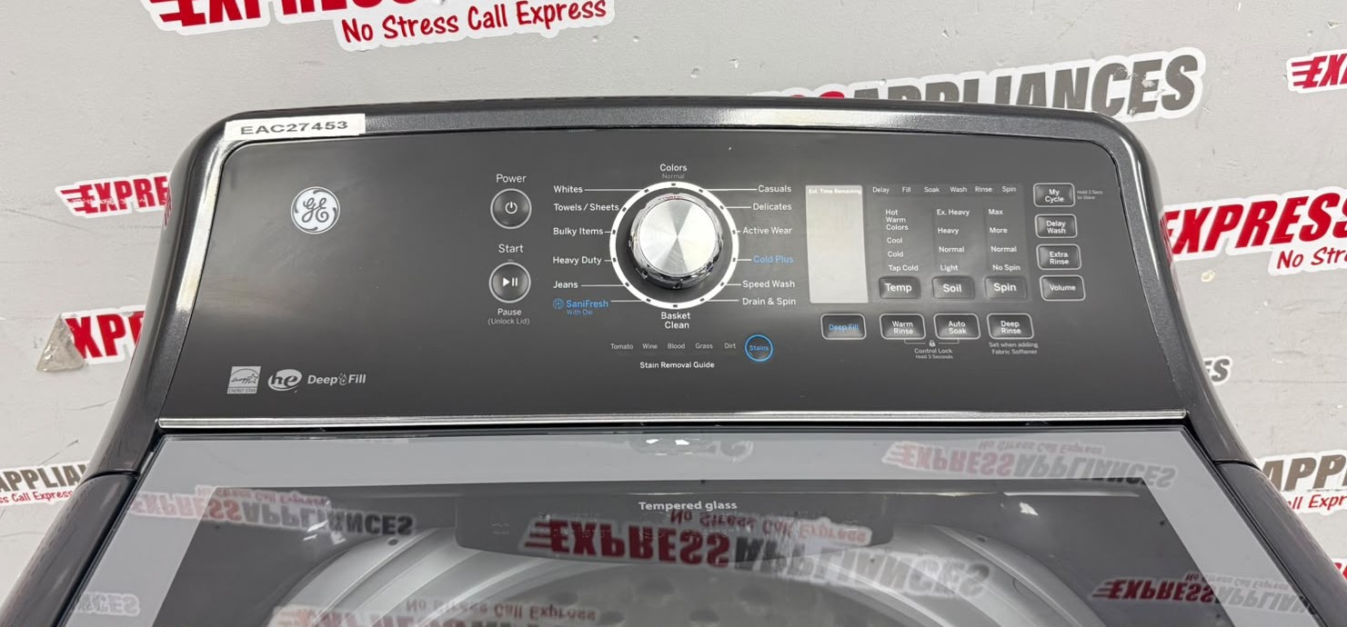 Open Box GE 27” Top Load Washing Machine GTW681BMR0DG For Sale Open Box GE 27” Top Load Washing Machine GTW681BMR0DG For Sale