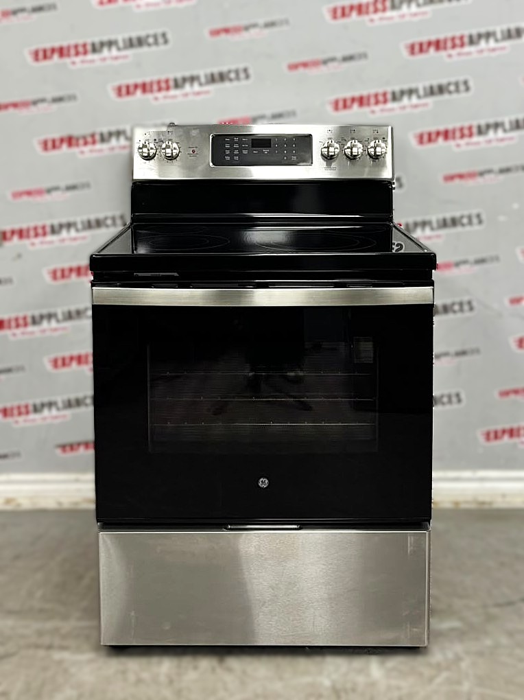 Open Box GE 30” Freestanding Glass Top Stove JCB840ST3SS For Sale Open Box GE 30” Freestanding Glass Top Stove JCB840ST3SS For Sale