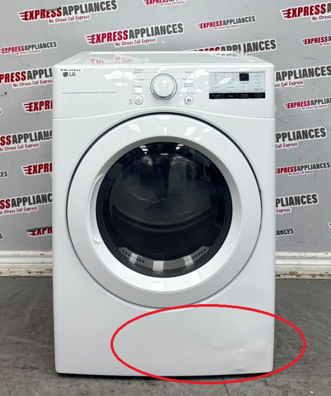 Open Box LG 27” Electric Stackable Dryer DLE3400W For Sale Open Box LG 27” Electric Stackable Dryer DLE3400W For Sale