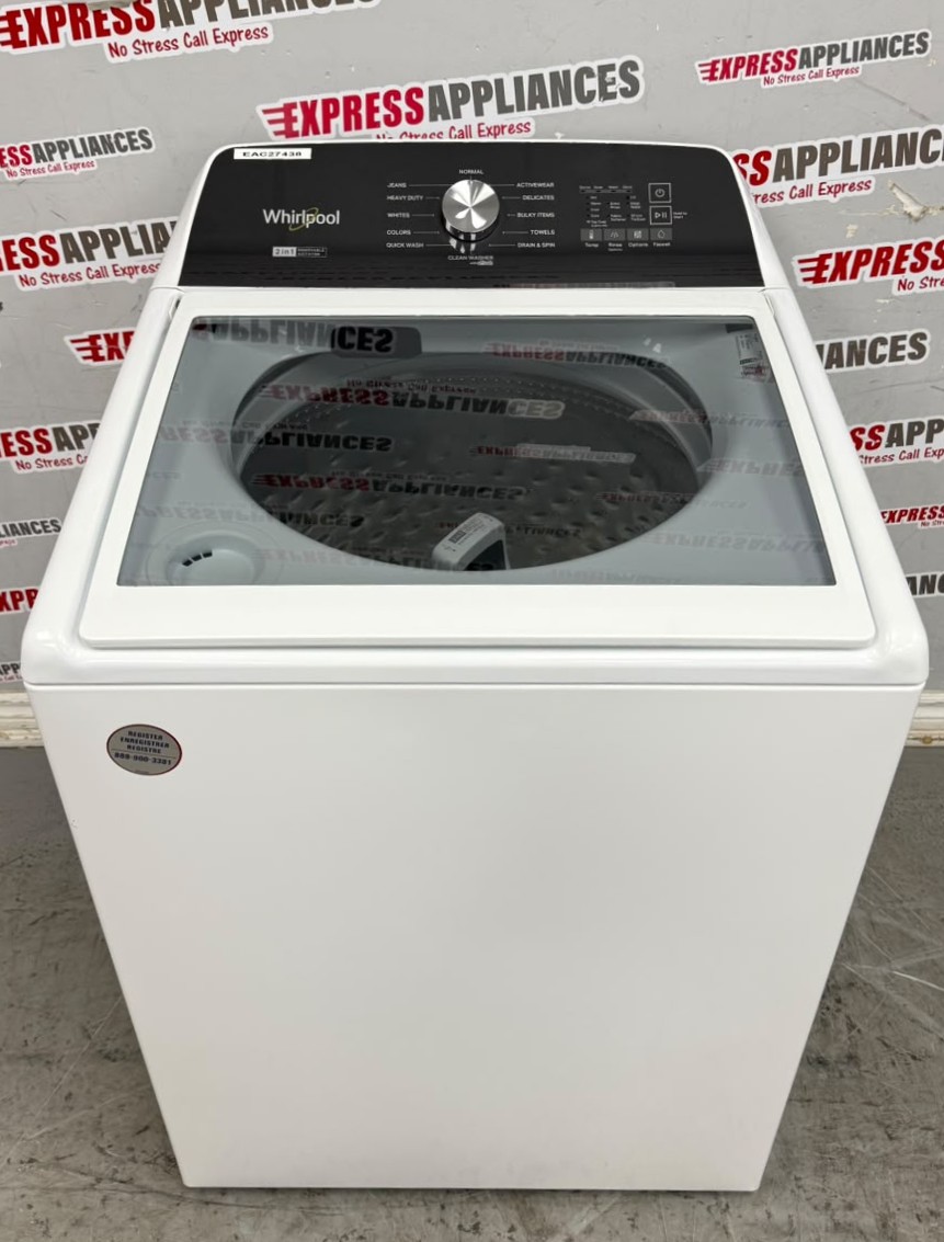 Open Box Whirlpool 27” Top Load Washing Machine WTW5057LW0 For Sale Open Box Whirlpool 27” Top Load Washing Machine WTW5057LW0 For Sale