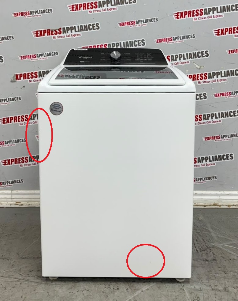 Open Box Whirlpool 27” Top Load Washing Machine WTW5057LW0 For Sale Open Box Whirlpool 27” Top Load Washing Machine WTW5057LW0 For Sale