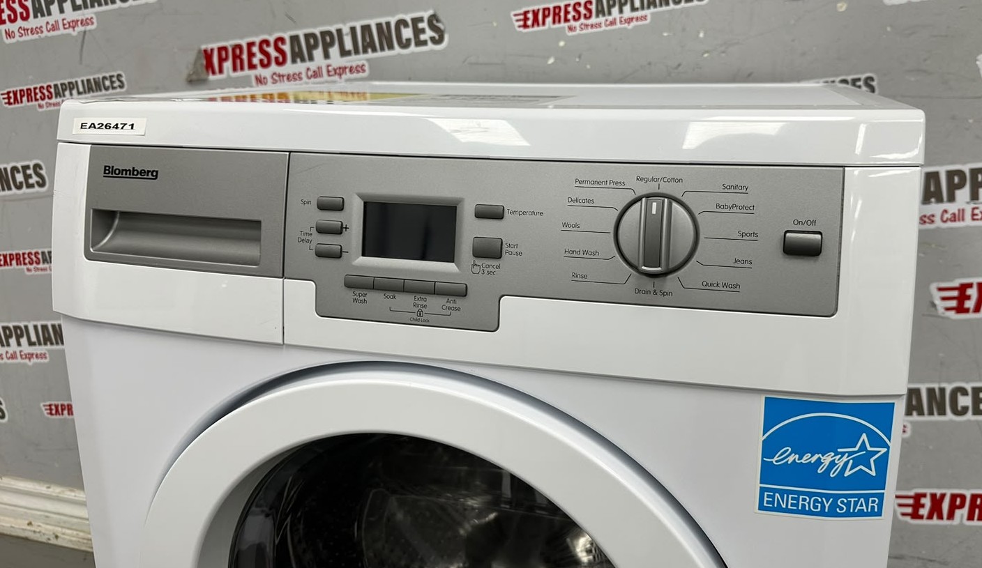 Used Blomberg 24" Front Load Washing Machine WM77110NBL01 For Sale Used Blomberg 24" Front Load Washing Machine WM77110NBL01 For Sale