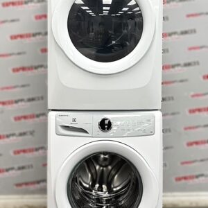 Used Electrolux 27” Front Load Washer and Electric Dryer Stackable Set EFLW317TIW2 EFDC317TIW2 For Sale Used Electrolux 27” Front Load Washer and Electric Dryer Stackable Set EFLW317TIW2 EFDC317TIW2 For Sale
