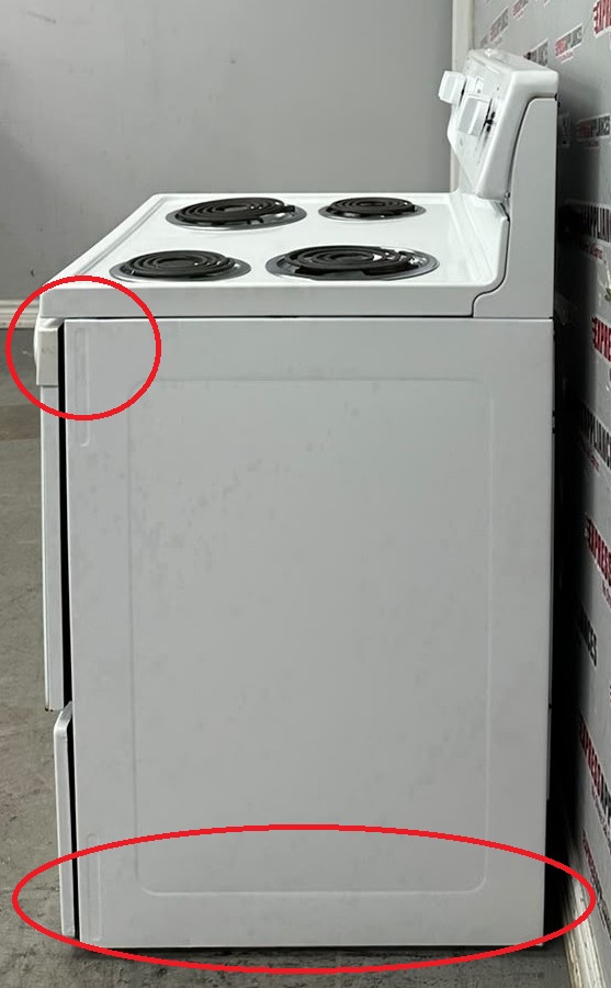 Used Frigidaire 30” Freestanding Coil Stove CFEF3011TWA For Sale Used Frigidaire 30” Freestanding Coil Stove CFEF3011TWA For Sale