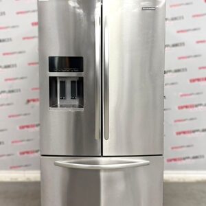 Used KitchenAid 36” French Door Refrigerator KFIV29PCMS02 For Sale