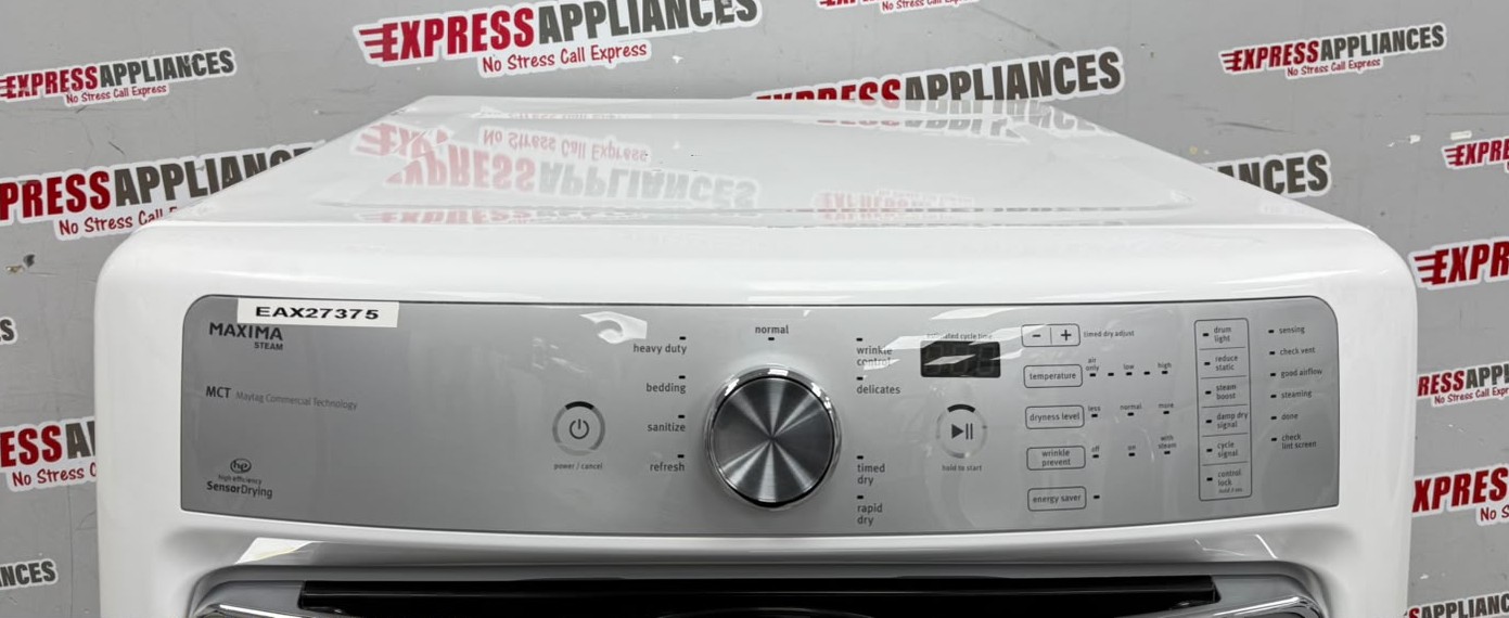 Used Maytag 27” Electric Stackable Dryer YMED7100DW1 For Sale Used Maytag 27” Electric Stackable Dryer YMED7100DW1 For Sale
