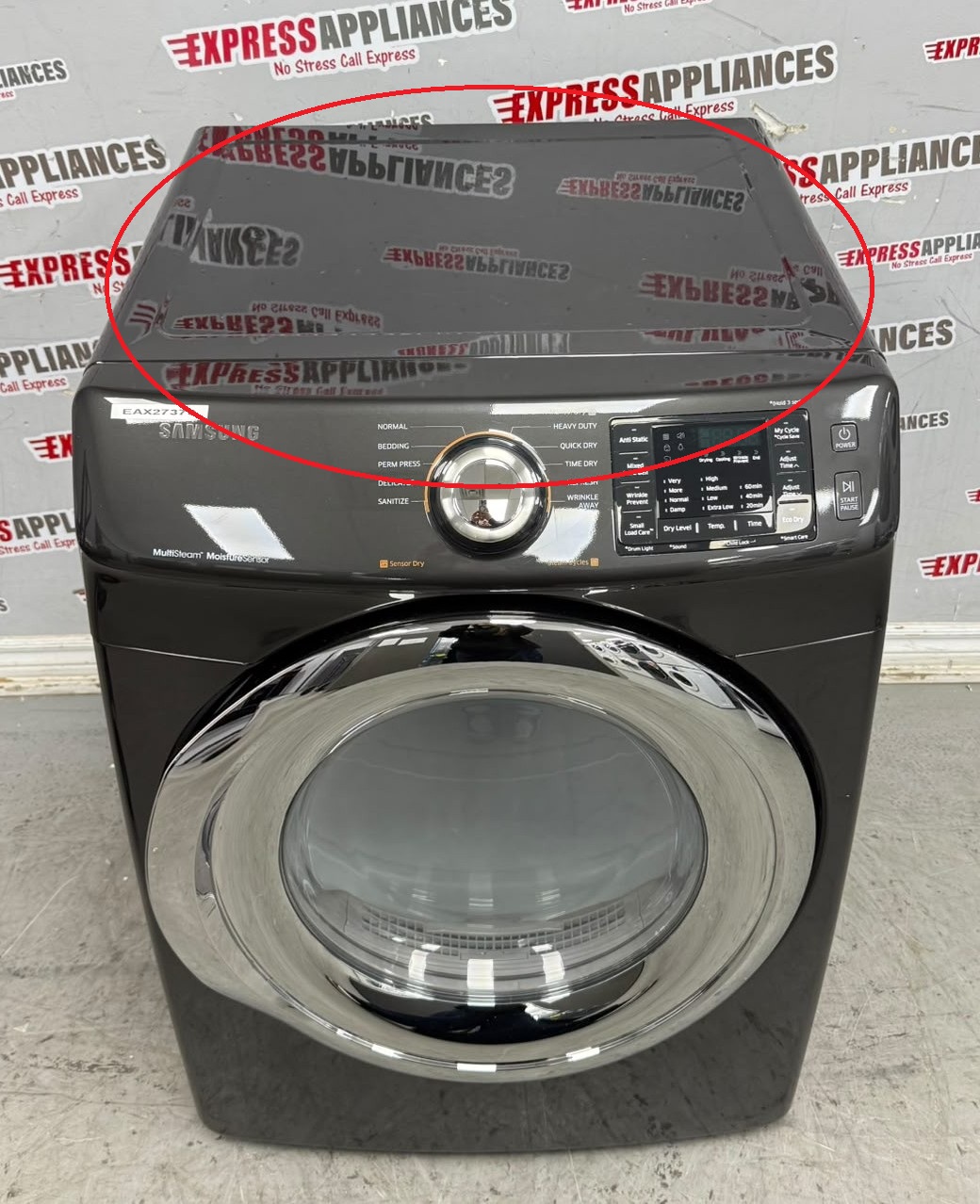 Used Samsung 27” Electric Stackable Dryer DVE45N5300V/AC For Sale Used Samsung 27” Electric Stackable Dryer DVE45N5300V/AC For Sale