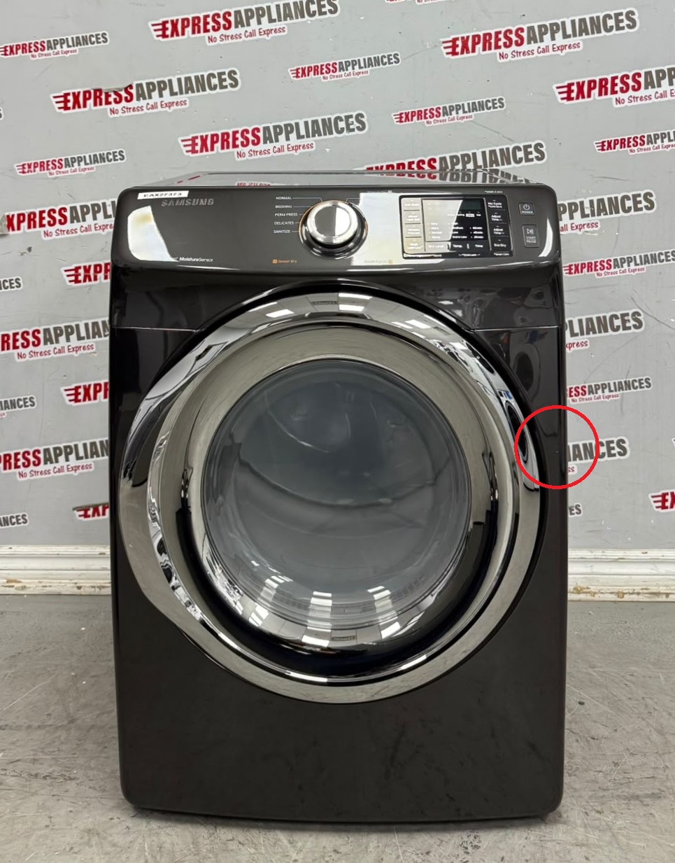 Used Samsung 27” Electric Stackable Dryer DVE45N5300V/AC For Sale Used Samsung 27” Electric Stackable Dryer DVE45N5300V/AC For Sale