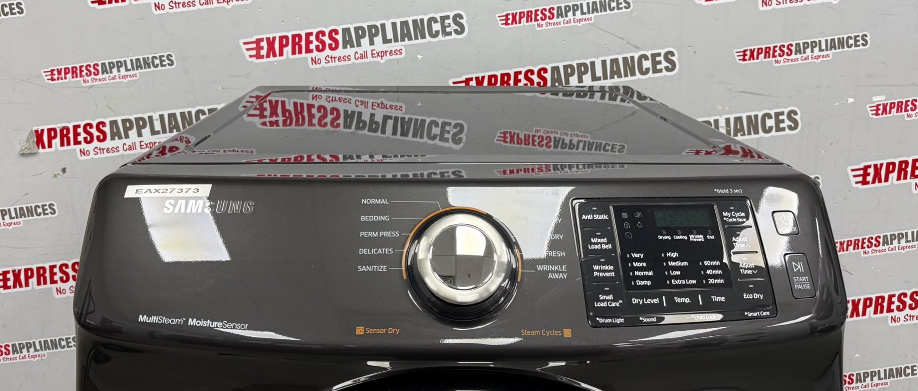Used Samsung 27” Electric Stackable Dryer DVE45N5300V/AC For Sale Used Samsung 27” Electric Stackable Dryer DVE45N5300V/AC For Sale