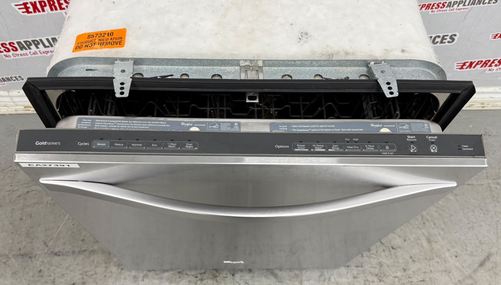 Used Whirlpool 24" Built-In Dishwasher WDT910SAYM1 For Sale Used Whirlpool 24" Built-In Dishwasher WDT910SAYM1 For Sale