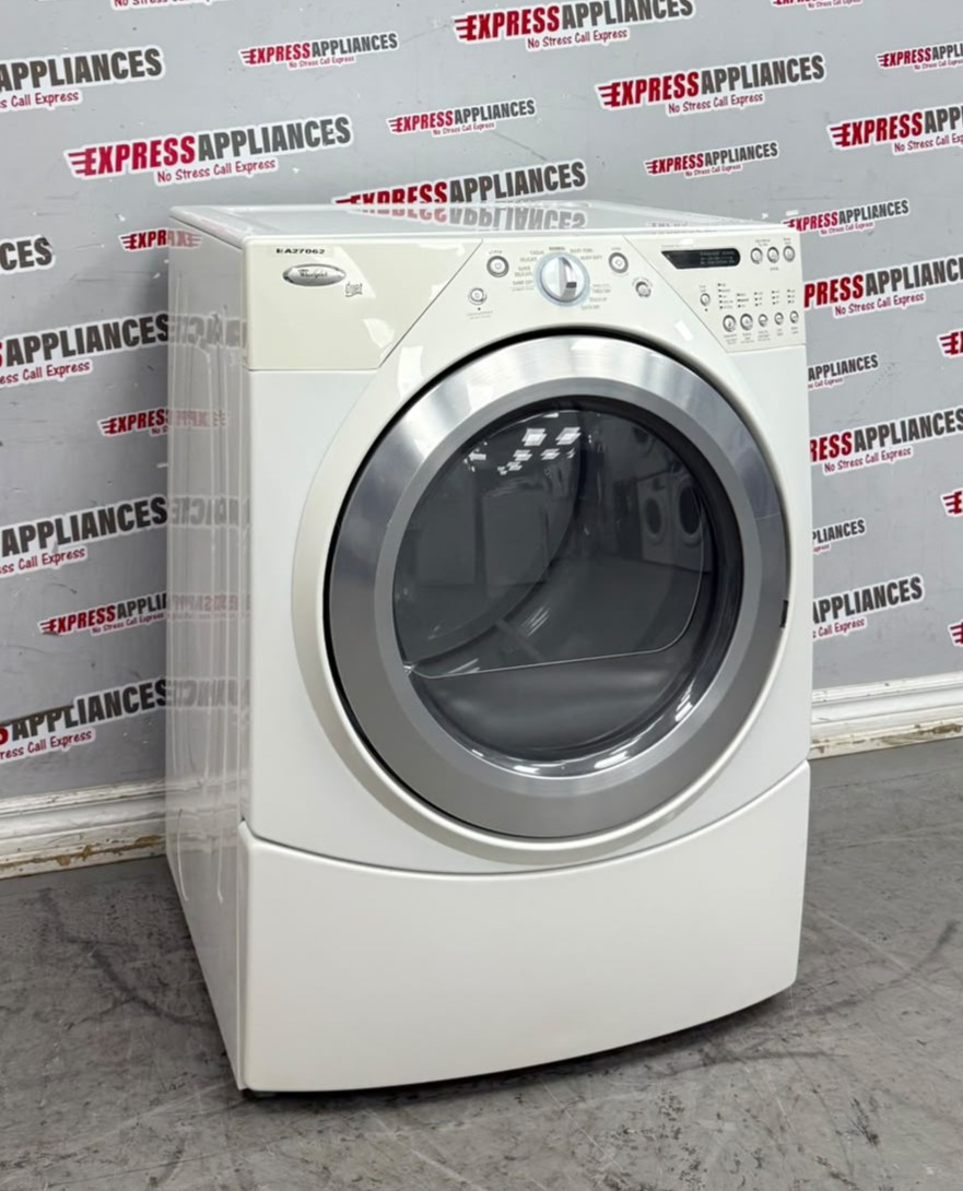 Used Whirlpool 27” Electric Stackable Dryer YWED9400SW2 For Sale Used Whirlpool 27” Electric Stackable Dryer YWED9400SW2 For Sale