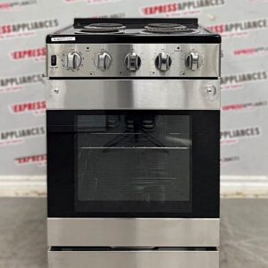 Open Box Element 24” Slide-In Coil Stove EECR24MES-CA SKU: EAD27350 For Sale