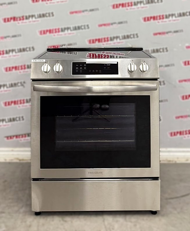 Open Box Frigidaire 30” Slide-In Glass Top Stove FCFE308CASF For Sale Open Box Frigidaire 30” Slide-In Glass Top Stove FCFE308CASF For Sale