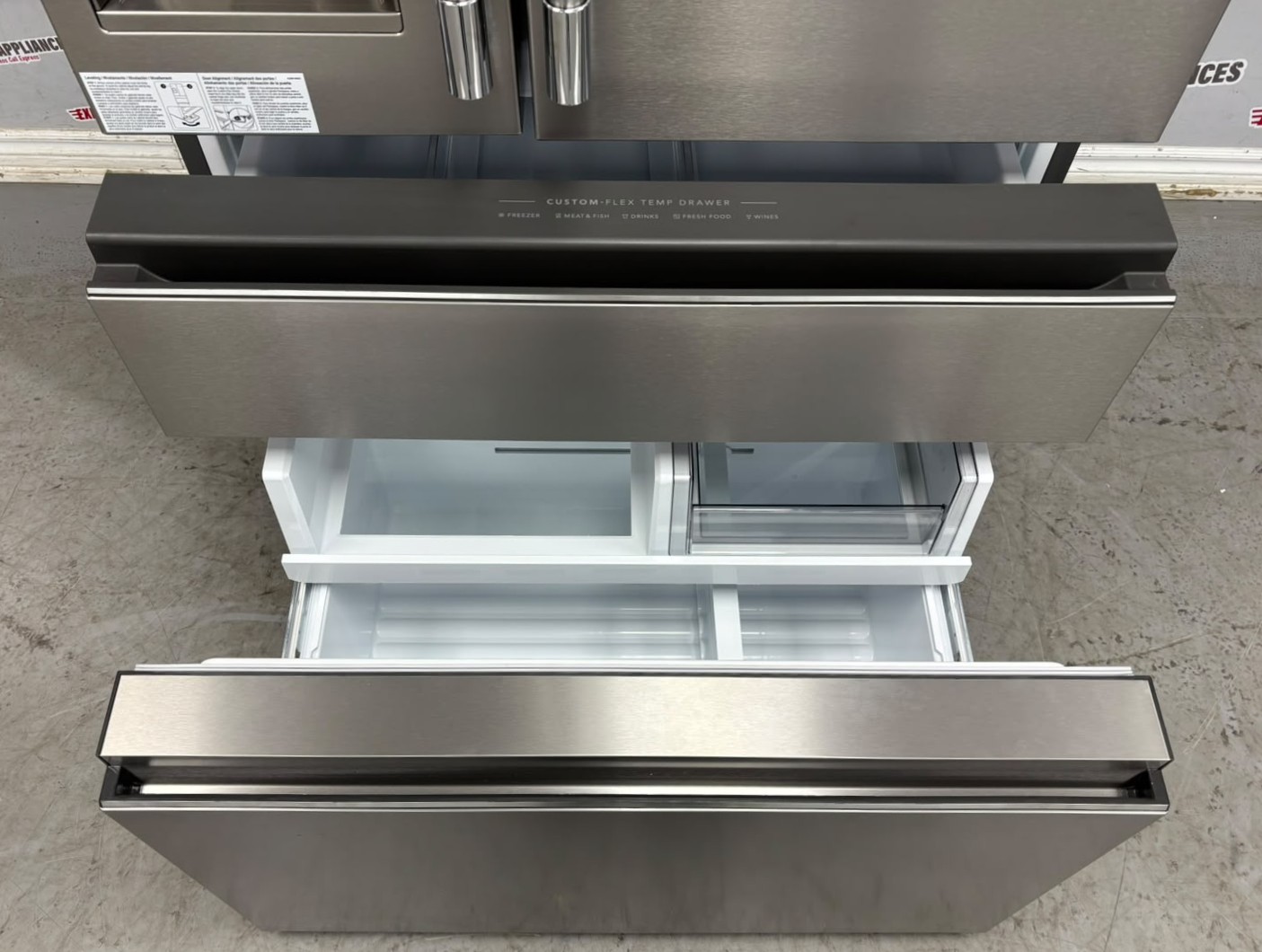 Open Box Frigidaire 36" French Door Refrigerator PRMS2790BF00 For Sale Open Box Frigidaire 36" French Door Refrigerator PRMS2790BF00 For Sale