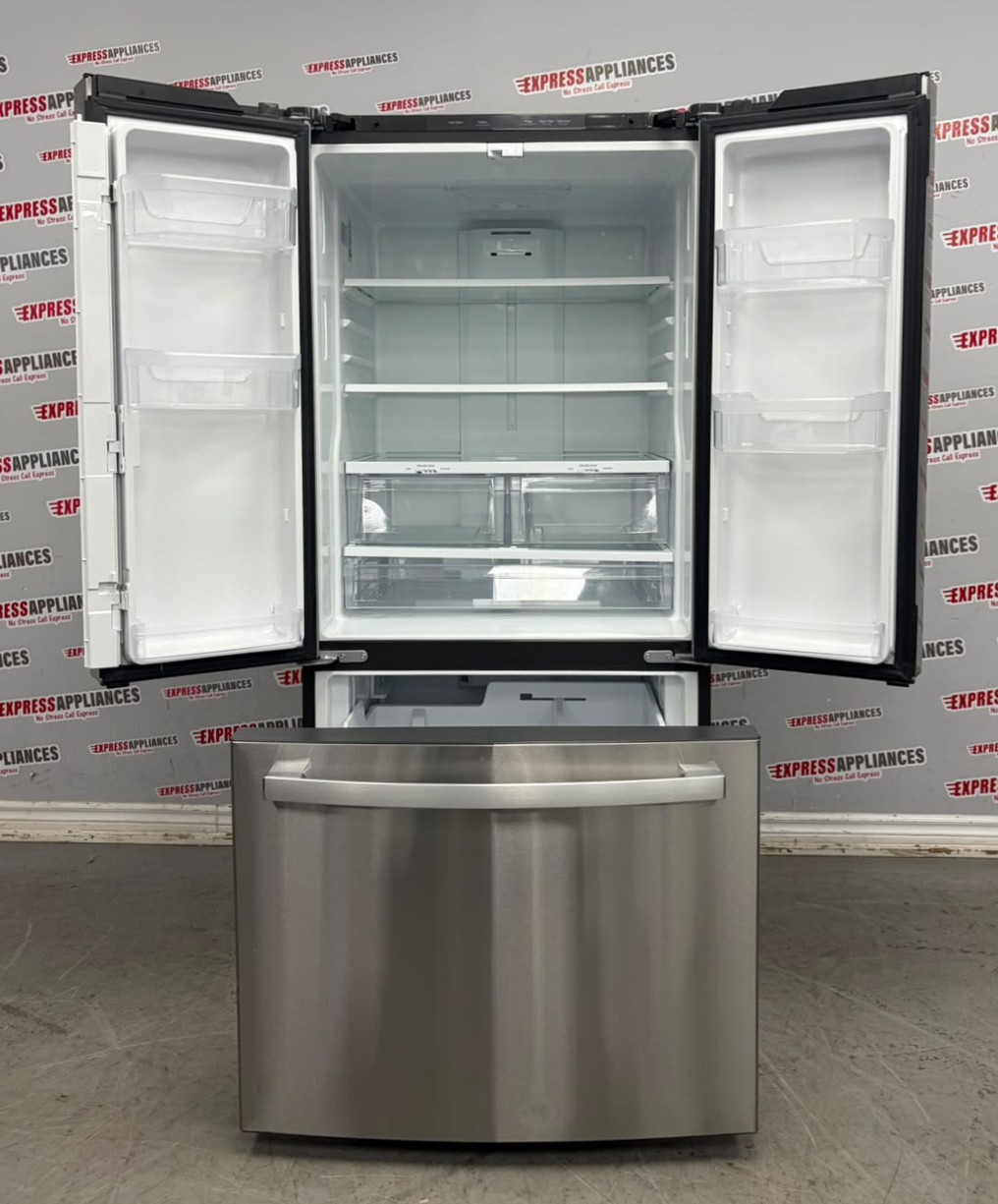 Open Box GE 33” French Door Refrigerator GNE25DYRLKFS For Sale Open Box GE 33” French Door Refrigerator GNE25DYRLKFS For Sale