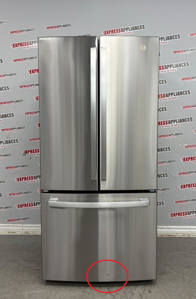 Open Box GE 33” French Door Refrigerator GNE25DYRLKFS For Sale Open Box GE 33” French Door Refrigerator GNE25DYRLKFS For Sale
