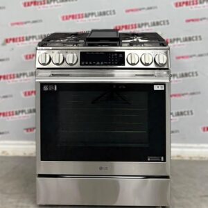 Open Box LG 30” Slide-In Gas Stove LSGL6335X/00 For Sale