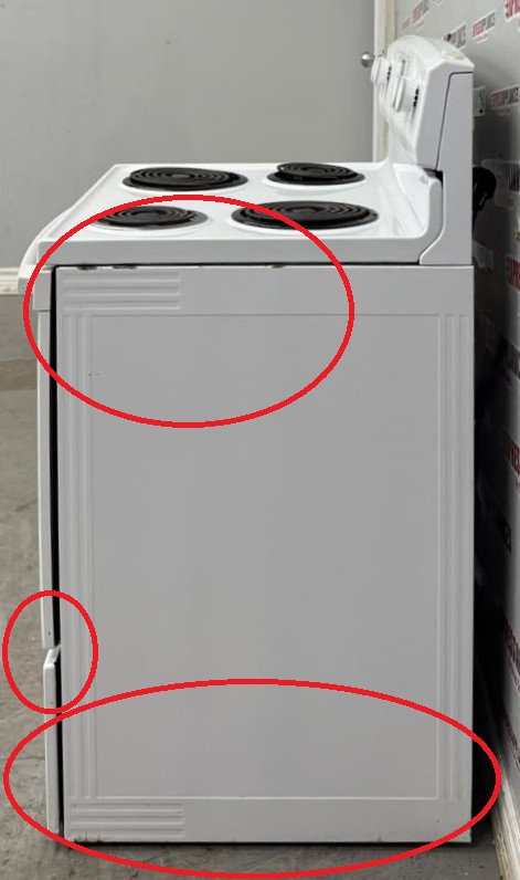 Used Amana 30” Freestanding Coil Stove YACR4303MFW For Sale Used Amana 30” Freestanding Coil Stove YACR4303MFW For Sale