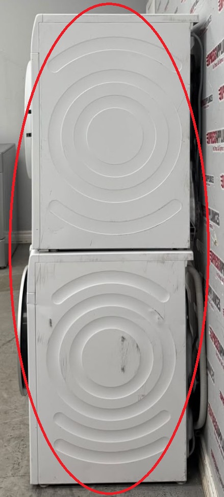 Used Bosch 24” Front Load Washer and Ventless Dryer Stackable Set WAW285H1UC/20 WTG86403UC/01 For Sale Used Bosch 24” Front Load Washer and Ventless Dryer Stackable Set WAW285H1UC/20 WTG86403UC/01 For Sale