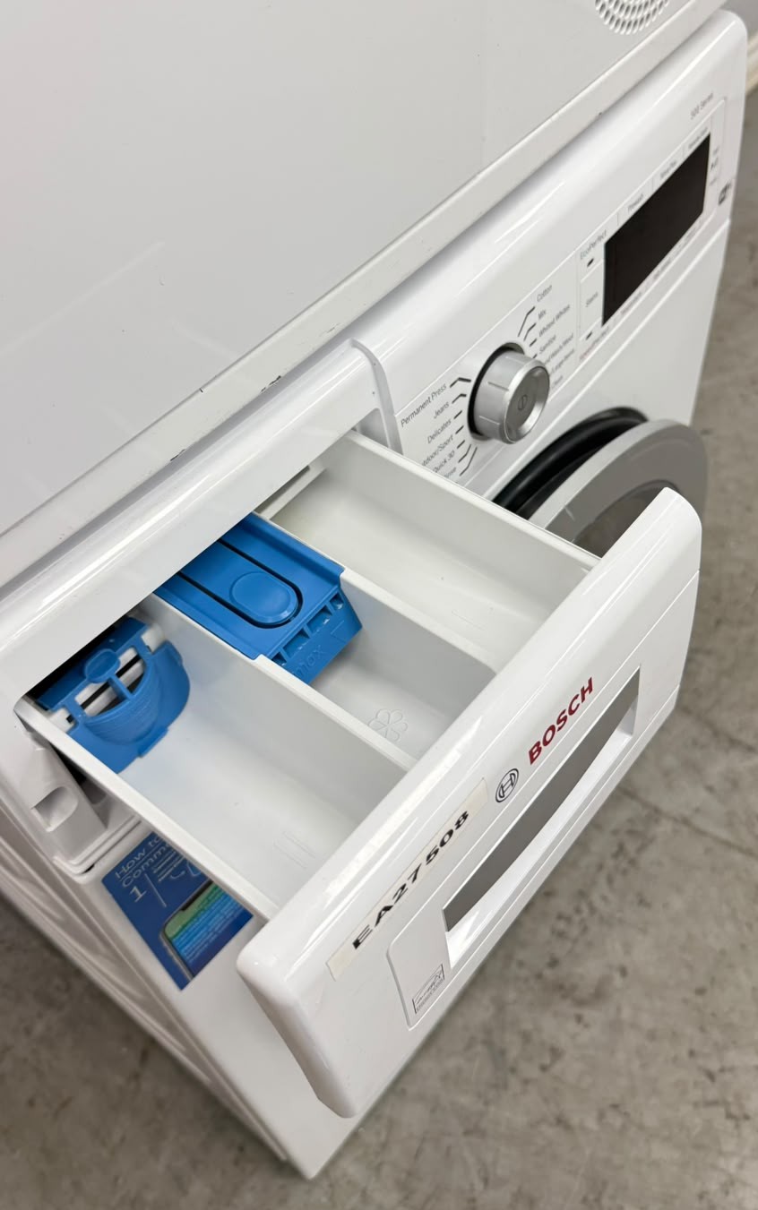 Used Bosch 24” Front Load Washer and Ventless Dryer Stackable Set WAW285H1UC/20 WTG86403UC/01 For Sale Used Bosch 24” Front Load Washer and Ventless Dryer Stackable Set WAW285H1UC/20 WTG86403UC/01 For Sale