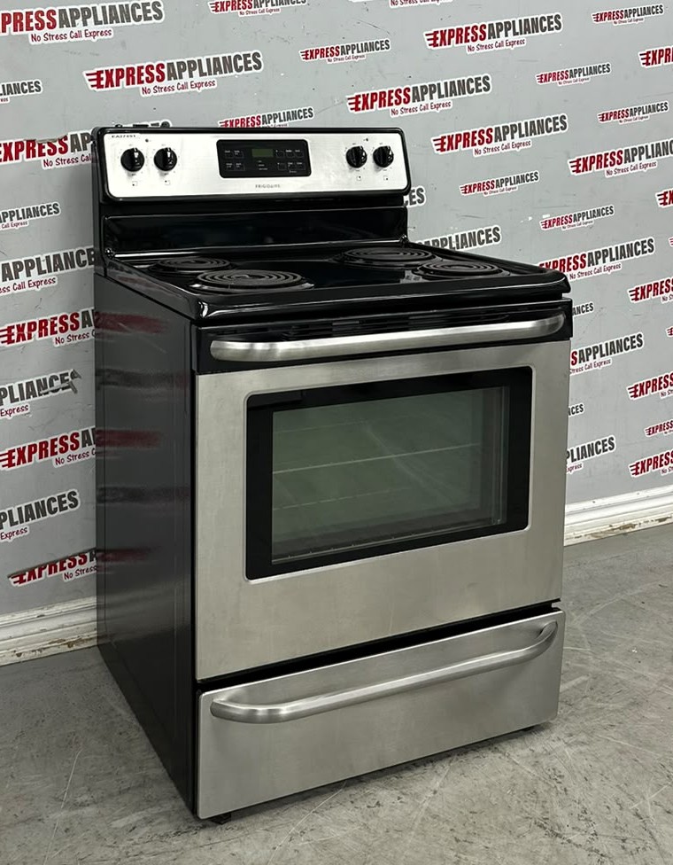 Used Frigidaire 30” Freestanding Glass Top Stove CFEF3046LSJ For Sale Used Frigidaire 30” Freestanding Glass Top Stove CFEF3046LSJ For Sale