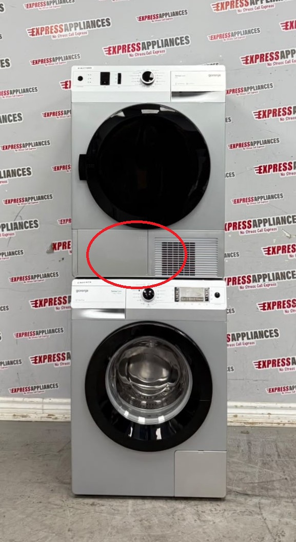 Used Gorenje 24” Front Load Washer and Ventless Dryer Stackable Set W8545PA D8565NA For Sale Used Gorenje 24” Front Load Washer and Ventless Dryer Stackable Set W8545PA D8565NA For Sale