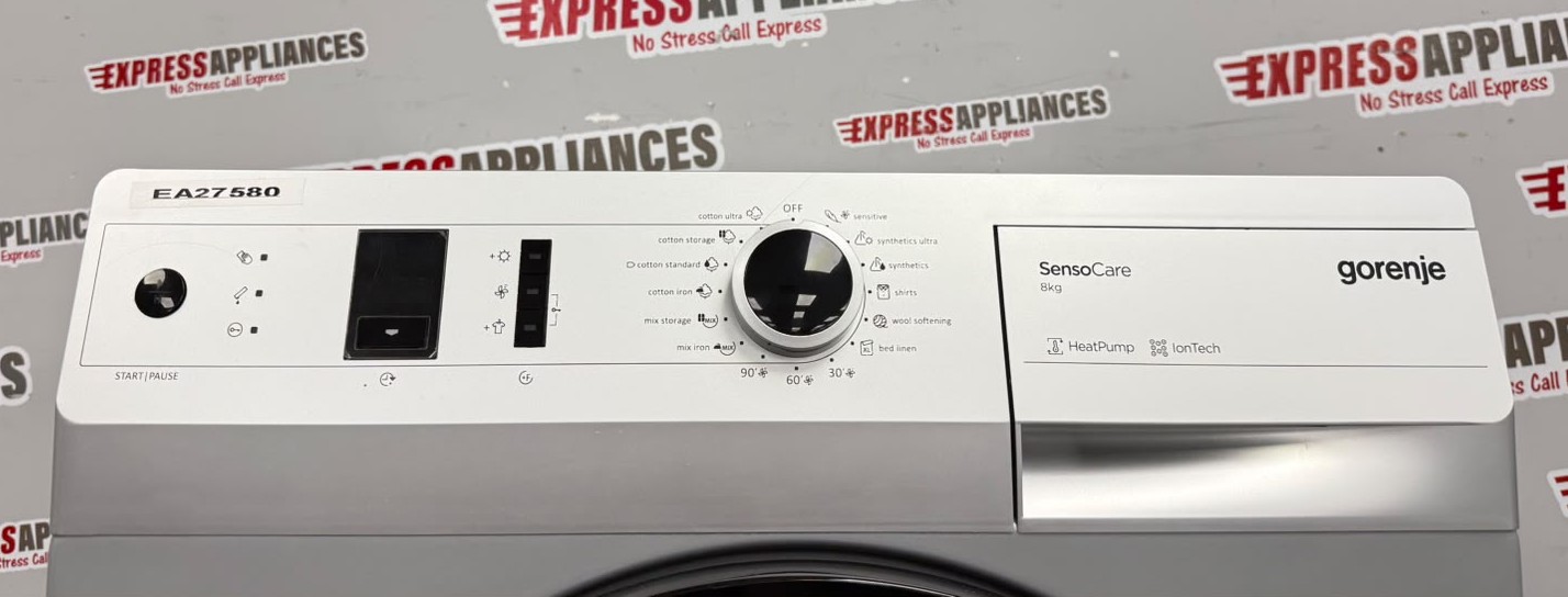 Used Gorenje 24” Front Load Washer and Ventless Dryer Stackable Set W8545PA D8565NA For Sale Used Gorenje 24” Front Load Washer and Ventless Dryer Stackable Set W8545PA D8565NA For Sale