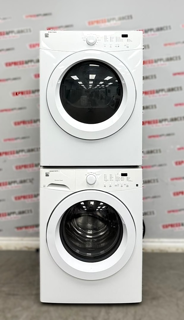 Used Kenmore 27” Front Load Washer and Electric Dryer Stackable Set FAFW3801LW5 970-C880420 For Sale Used Kenmore 27” Front Load Washer and Electric Dryer Stackable Set FAFW3801LW5 970-C880420 For Sale
