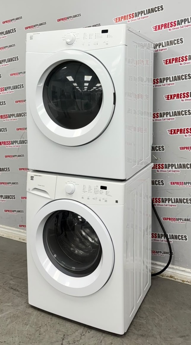 Used Kenmore 27” Front Load Washer and Electric Dryer Stackable Set FAFW3801LW5 970-C880420 For Sale Used Kenmore 27” Front Load Washer and Electric Dryer Stackable Set FAFW3801LW5 970-C880420 For Sale