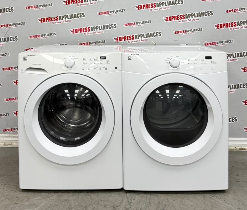 Used Kenmore 27” Front Load Washer and Electric Dryer Stackable Set FAFW3801LW5 970-C880420 For Sale Used Kenmore 27” Front Load Washer and Electric Dryer Stackable Set FAFW3801LW5 970-C880420 For Sale
