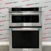 Used KitchenAid 30” Combo Microwave Wall Oven KEMS309BSS00 For Sale