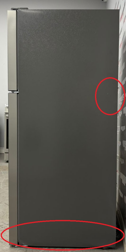 Open Box LG 30” Top Freezer Refrigerator LT18SO000V For Sale Open Box LG 30” Top Freezer Refrigerator LT18SO000V For Sale