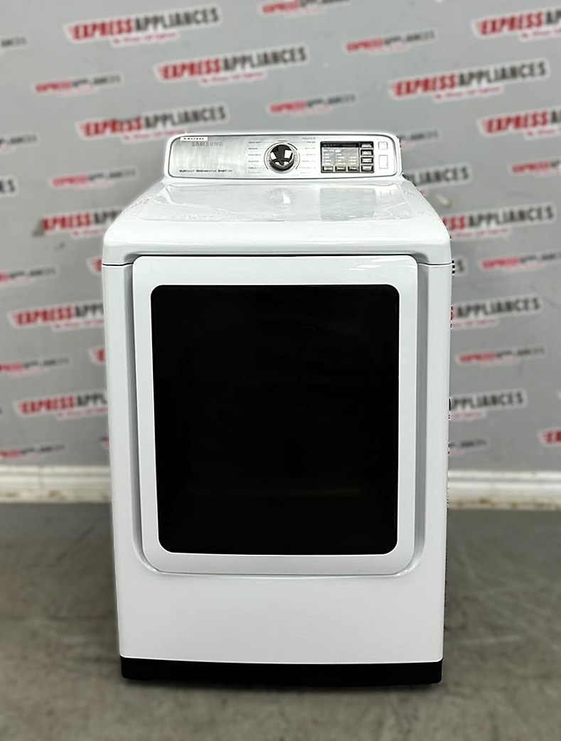 Used Samsung 27” Electric Dryer DVE50M7450W/AC For Sale Used Samsung 27” Electric Dryer DVE50M7450W/AC For Sale