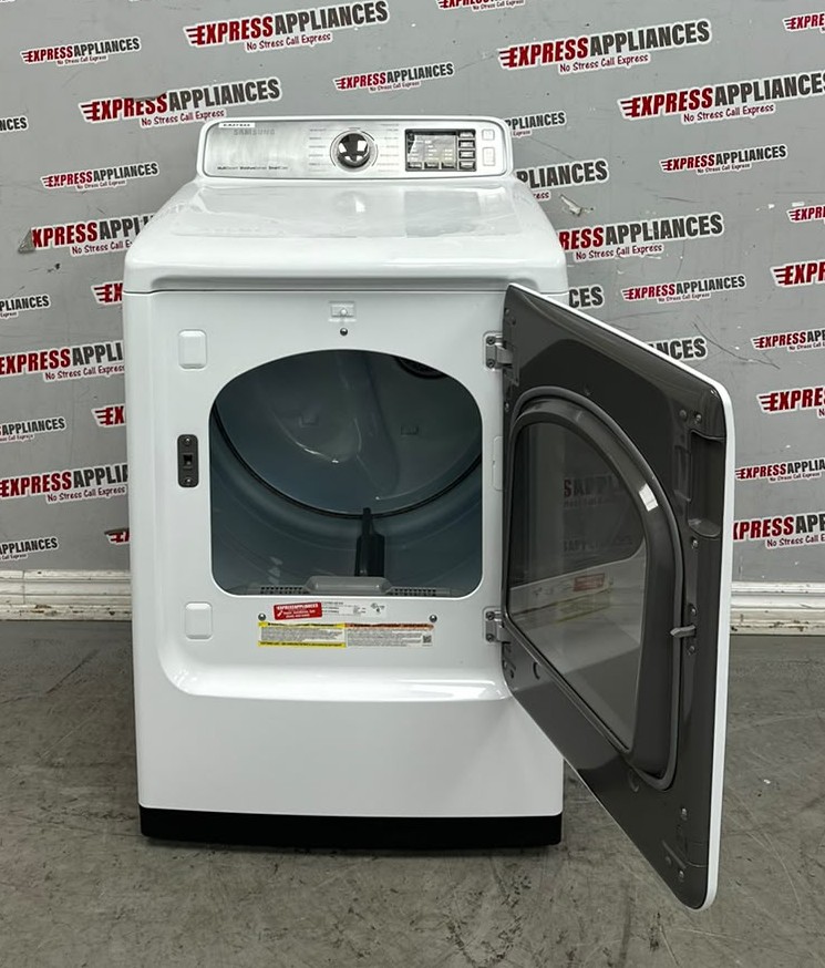 Used Samsung 27” Electric Dryer DVE50M7450W/AC For Sale Used Samsung 27” Electric Dryer DVE50M7450W/AC For Sale