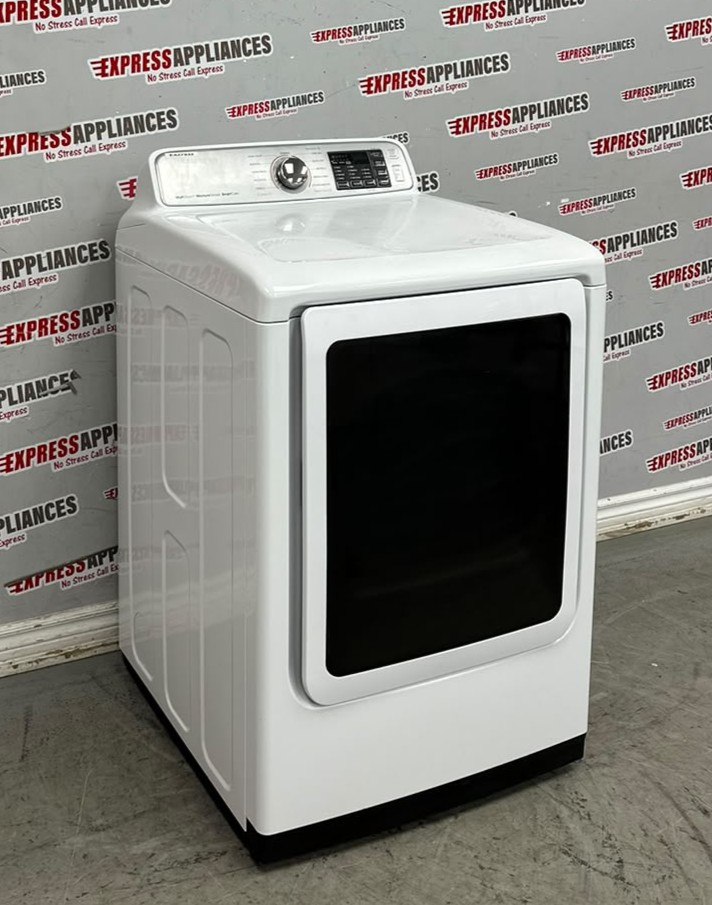 Used Samsung 27” Electric Dryer DVE50M7450W/AC For Sale Used Samsung 27” Electric Dryer DVE50M7450W/AC For Sale