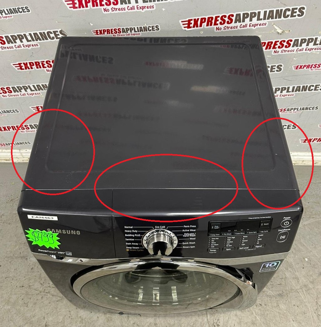 Used Samsung 27” Front Load Washing Machine WF397UTPAGR/A2 For Sale Used Samsung 27” Front Load Washing Machine WF397UTPAGR/A2 For Sale
